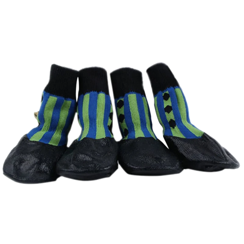 Black Water Proofing Dog Boots Pet Shoes Dogs Snow Booties