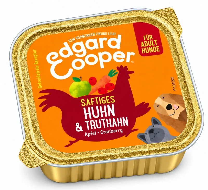 Edgard & Cooper Nassfutter Huhn & Truthahn 150g