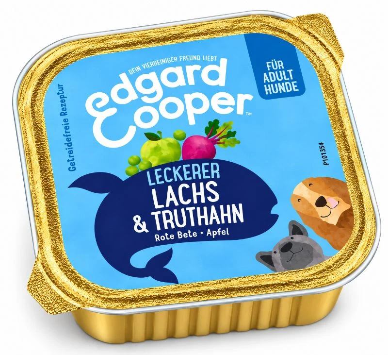 Edgard & Cooper Nassfutter Truthahn & Lachs 150g