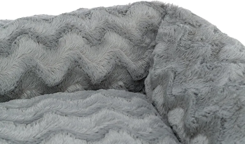 TRIXIE Hundebett Vital Loki – Orthopädisch mit Memory Foam 100 × 70 cm grau