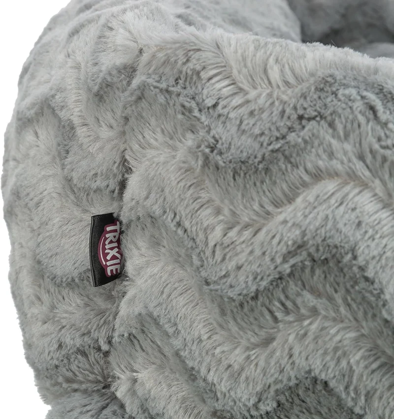 TRIXIE Hundebett Vital Loki – Orthopädisch mit Memory Foam 100 × 70 cm grau