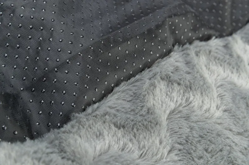 TRIXIE Hundebett Vital Loki – Orthopädisch mit Memory Foam 100 × 70 cm grau