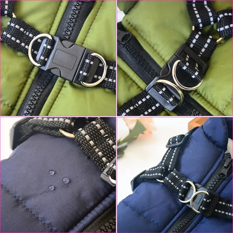 Wasserdichte Fleece Winterjacke