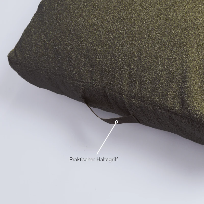 Hundebett Teddy von Caruso - orthopädisch & recycelt - Oeko-Tex® Standard - 3 Farben & Größen