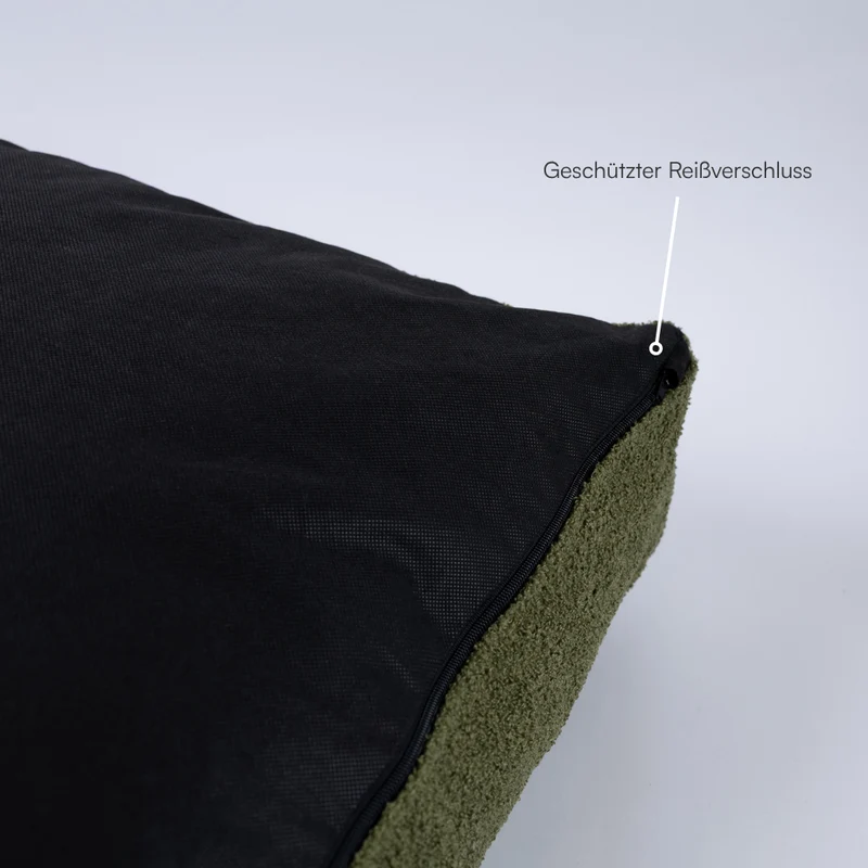 Hundebett Teddy von Caruso - orthopädisch & recycelt - Oeko-Tex® Standard - 3 Farben & Größen