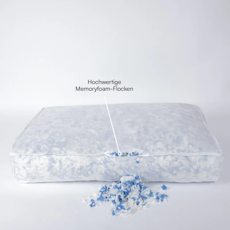 Hundebett Teddy von Caruso - orthopädisch & recycelt - Oeko-Tex® Standard - 3 Farben & Größen