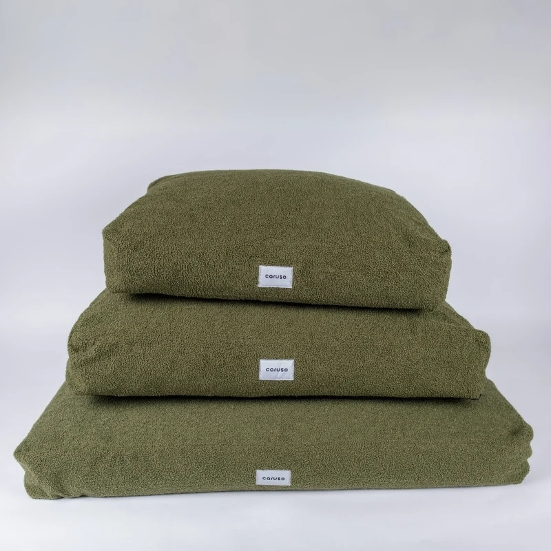 Hundebett Teddy von Caruso - orthopädisch & recycelt - Oeko-Tex® Standard - 3 Farben & Größen