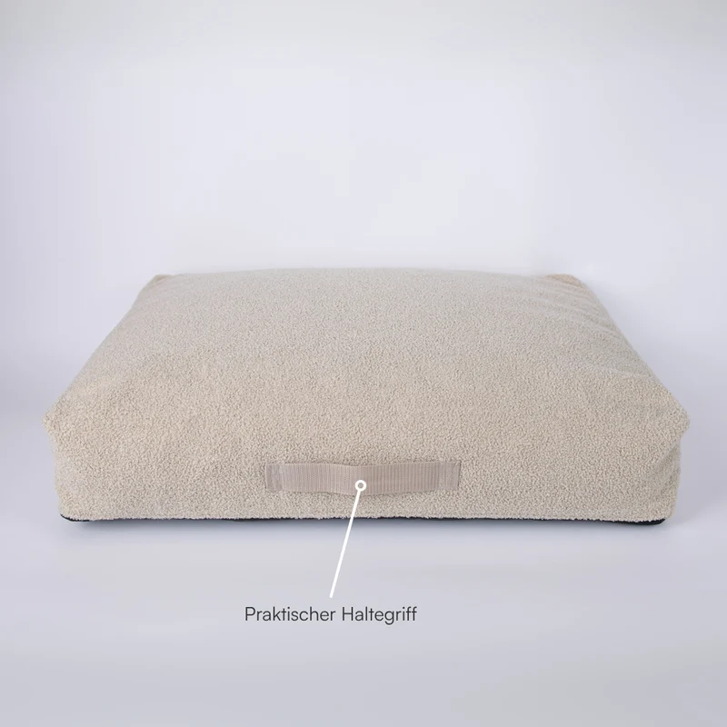 Hundebett Teddy von Caruso - orthopädisch & recycelt - Oeko-Tex® Standard - 3 Farben & Größen