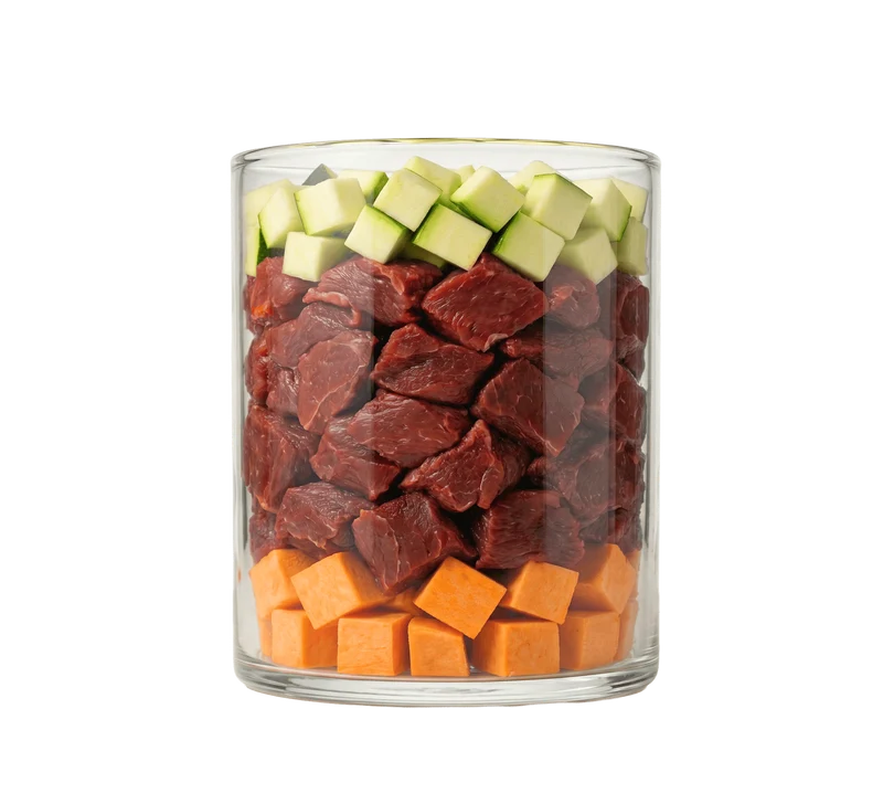 Uncle Rusty's Wild mit Süßkartoffeln und Zucchini Nassfutter - regionale Zutaten