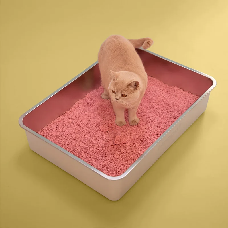 2x17L Nachhaltiges Katzenstreu Tofu Babypuder von HOOPO® | 100% Tofu | Babypuder Duft | Blitzschnelle Klumpenbildung
