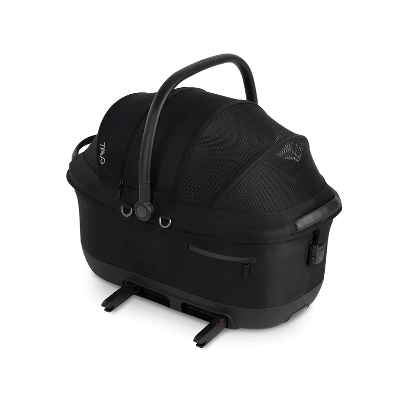 Isofix Autositz & Transportbox Maeve™ iso6x Wind Tavo | Integriertes Belüftungssystem | für Hunde bis 18 kg | GREENGUARD-Gold-Zertifizierung | Onyx