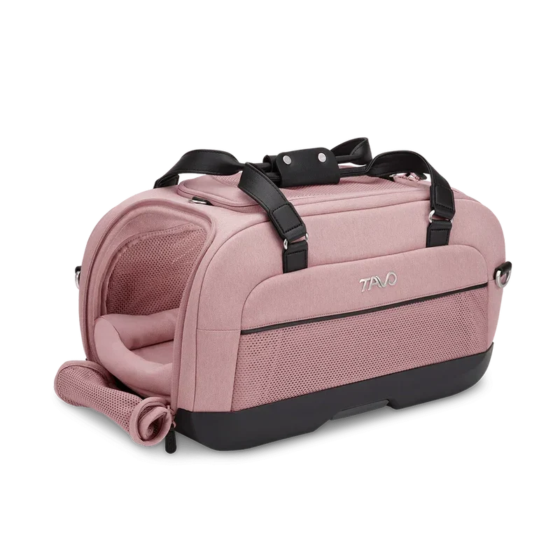 Flug- & Transporttasche Tavo Dupree II für Hunde & Katzen bis 9 kg | GREENGUARD-Gold-Zertifizierung | Farbe: Sakura