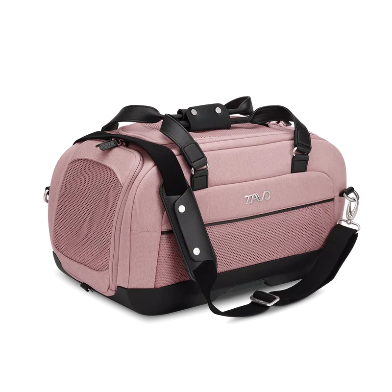 Flug- & Transporttasche Tavo Dupree II für Hunde & Katzen bis 9 kg | GREENGUARD-Gold-Zertifizierung | Farbe: Sakura
