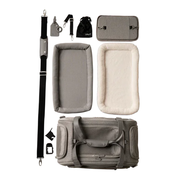 Flug- & Transporttasche Tavo Dupree II für Hunde & Katzen bis 9 kg | GREENGUARD-Gold-Zertifizierung | Farbe: Sakura