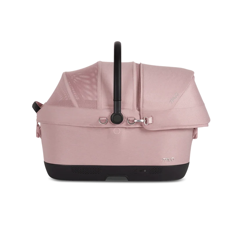 Isofix Autositz & Transportbox Maeve™ iso6x Wind Tavo | Integriertes Belüftungssystem | für Hunde bis 18 kg | GREENGUARD-Gold-Zertifizierung | Sakura