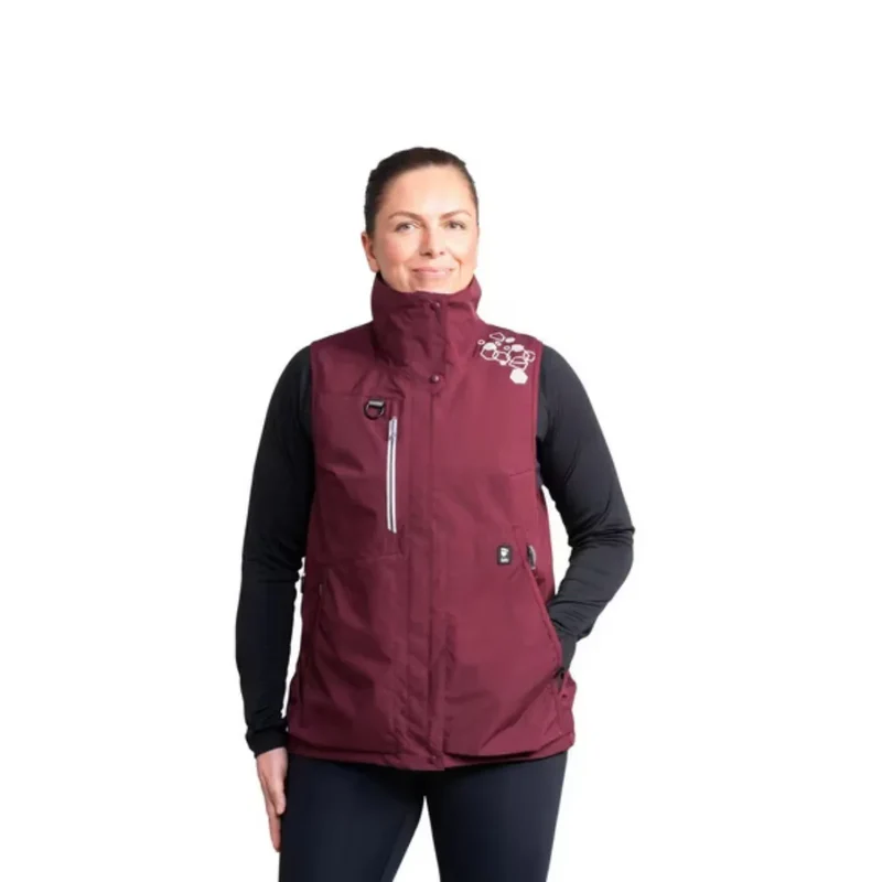 Hurtta Trainingsweste Training vest ECO | Recyceltes Material | Wassersäule über 10000 mm | Eggplant