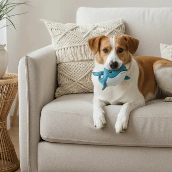 BUDDY. Leder Hundespielzeug Wal - schadstoffgeprüft - inkl. 15% Rabatt Hundetraining Ellen Marques