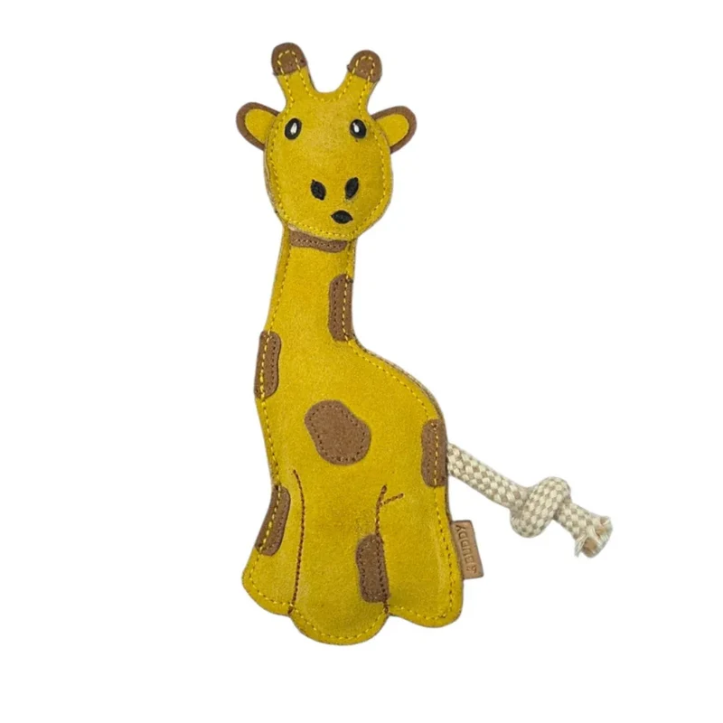 BUDDY. Hundespielzeug Giraffe aus Leder - inkl. 15% Rabatt Hundetraining Ellen Marques