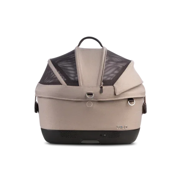 Isofix Autositz & Transportbox Maeve™ iso5x Wind Tavo | Integriertes Belüftungssystem | für Hunde bis 13.6 kg | GREENGUARD-Gold-Zertifizierung | Merle