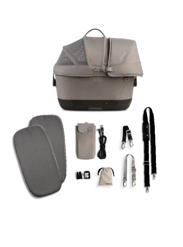 Isofix Autositz & Transportbox Maeve™ iso5x Wind Tavo | Integriertes Belüftungssystem | für Hunde bis 13.6 kg | GREENGUARD-Gold-Zertifizierung | Merle