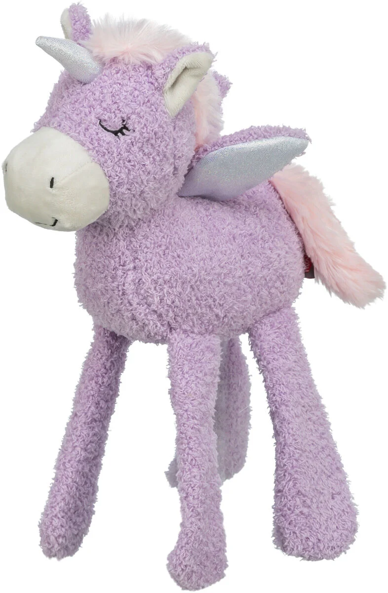 Hundespielzeug Plüsch-Einhorn, knisternd