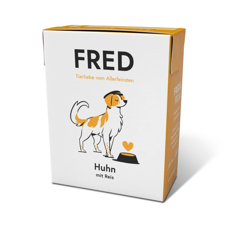 FRED Huhn mit Reis – Nassfutter für Hunde, monoprotein & glutenfrei