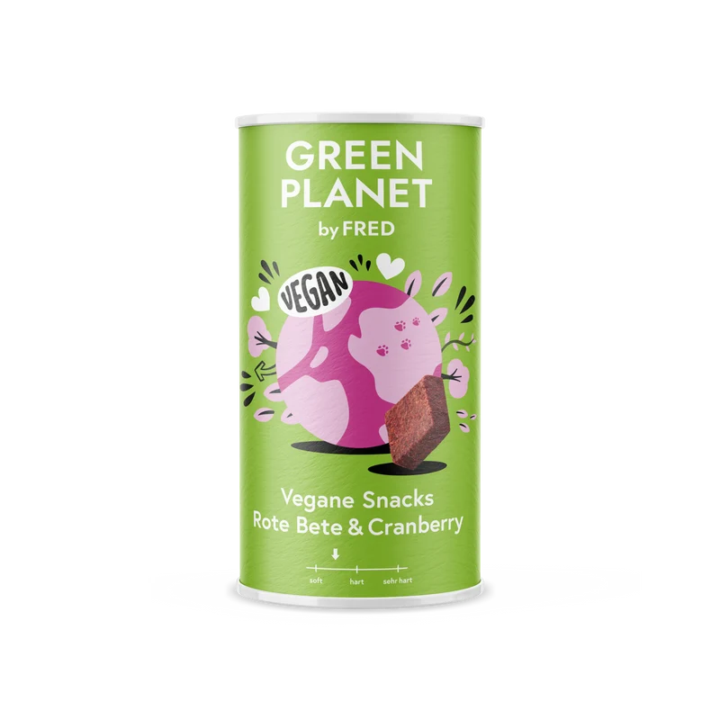 FRED Vegane Snacks – Halbsofte Hundesnacks, vegan & zuckerfrei, 210 g