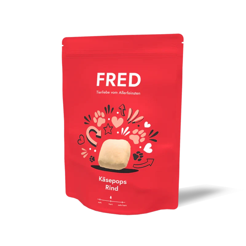FRED Käsepops – Knuspriger Käse-Hundesnack, 110 g
