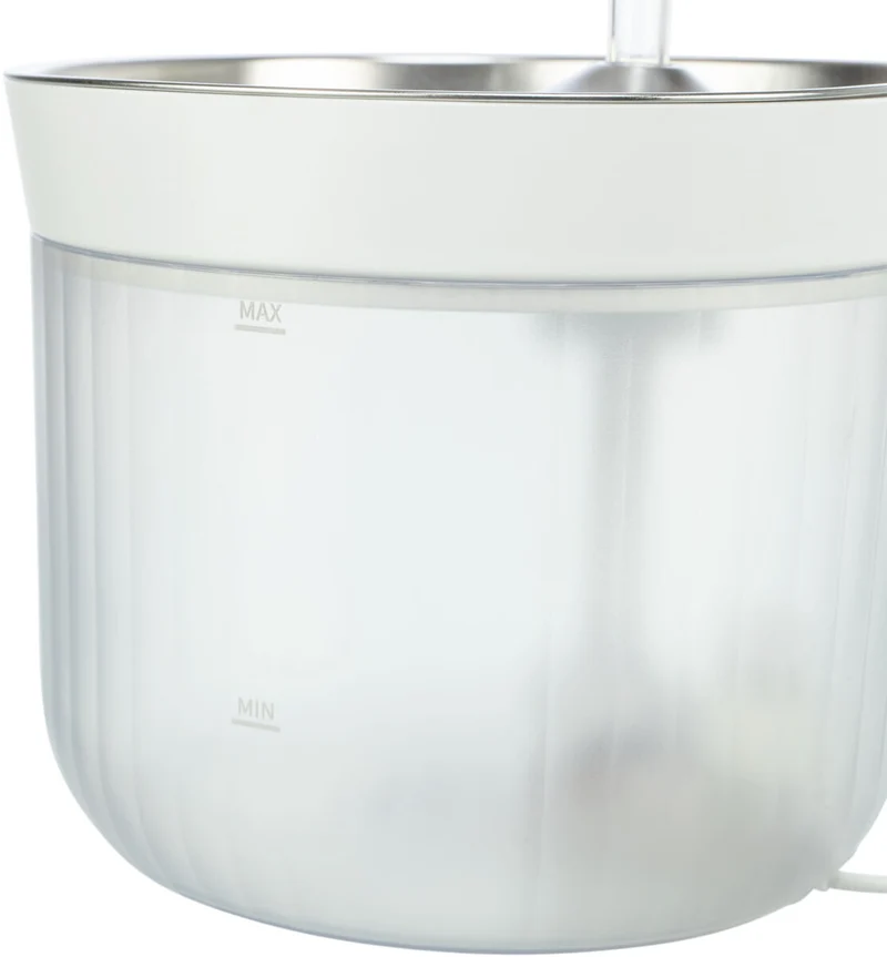TRIXIE Aqua Clear Trinkbrunnen für Hunde – Edelstahlschale, 2,5 L, USB