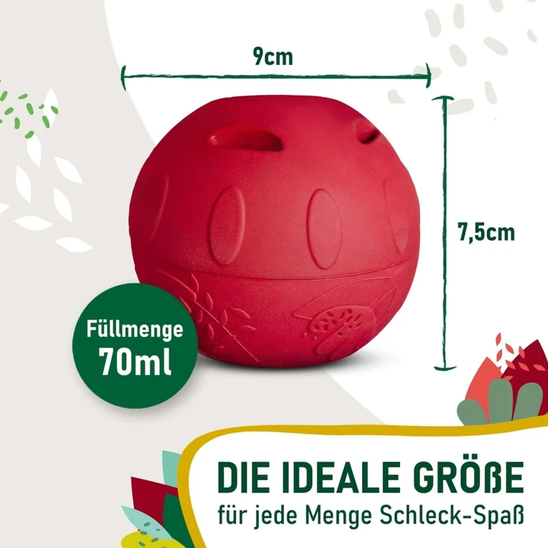Schleckball inkl. Eisform zum Einfrieren