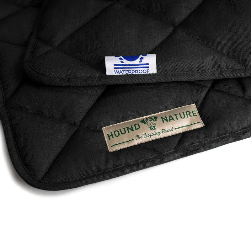 Öko Hundedecke Davos HOUND&NATURE | Wasserfest & recycelte Materialien | Oeko-Tex® Standard 100 | Schwarz