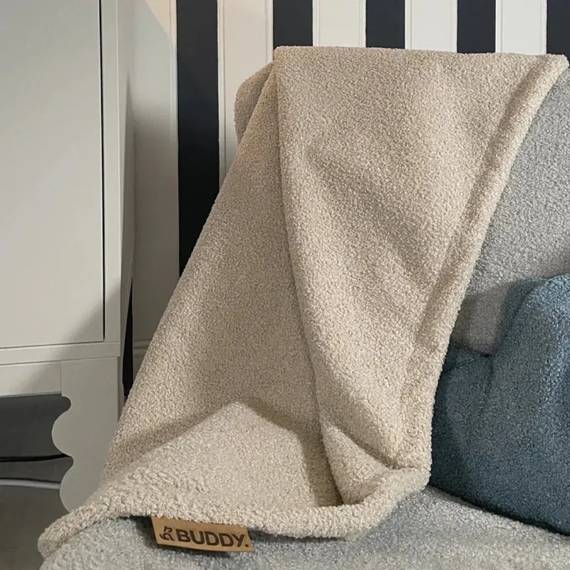 BUDDY. Hundedecke "LeFluff" | Recycelte Materialien | Oeko-Tex® Standard 100 | Beige