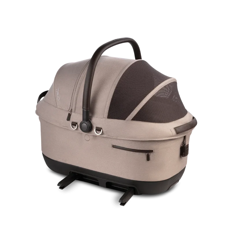 Isofix Autositz & Transportbox Maeve™ iso6x Wind Tavo | Integriertes Belüftungssystem | für Hunde bis 18 kg | GREENGUARD-Gold-Zertifizierung | Fawn