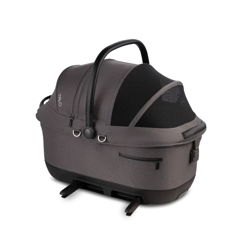 Isofix Autositz & Transportbox Maeve™ iso6x Wind Tavo | Integriertes Belüftungssystem | für Hunde bis 18 kg | GREENGUARD-Gold-Zertifizierung | Ashen