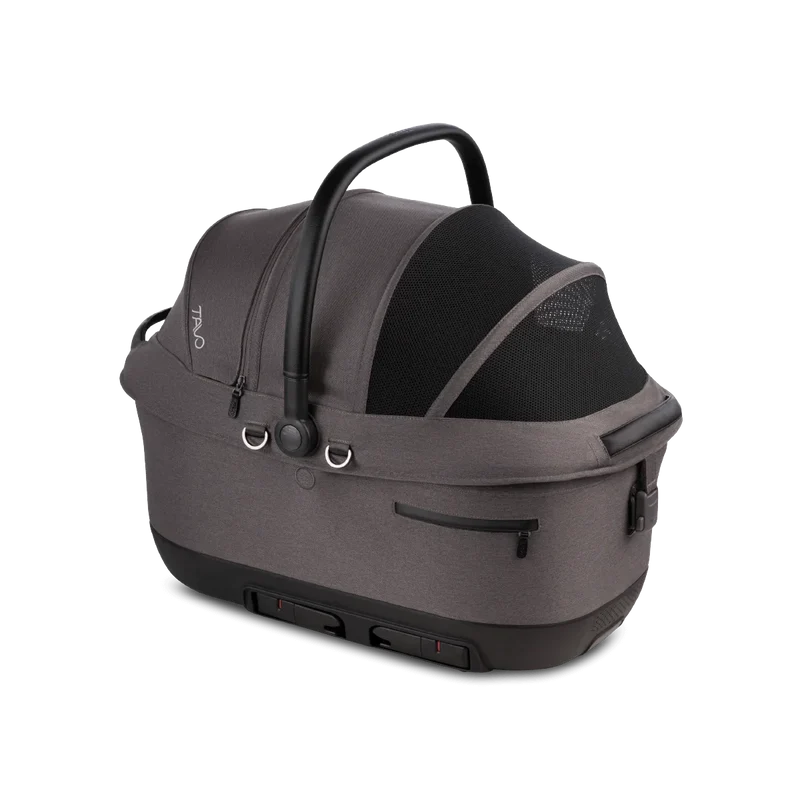 Isofix Autositz & Transportbox Maeve™ iso6x Wind Tavo | Integriertes Belüftungssystem | für Hunde bis 18 kg | GREENGUARD-Gold-Zertifizierung | Ashen