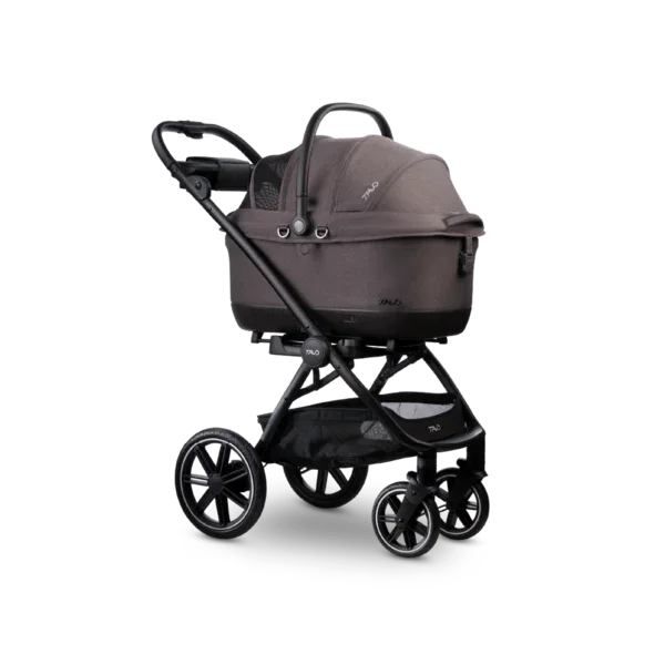 Isofix Autositz & Transportbox Maeve™ iso6x Wind Tavo | Integriertes Belüftungssystem | für Hunde bis 18 kg | GREENGUARD-Gold-Zertifizierung | Ashen