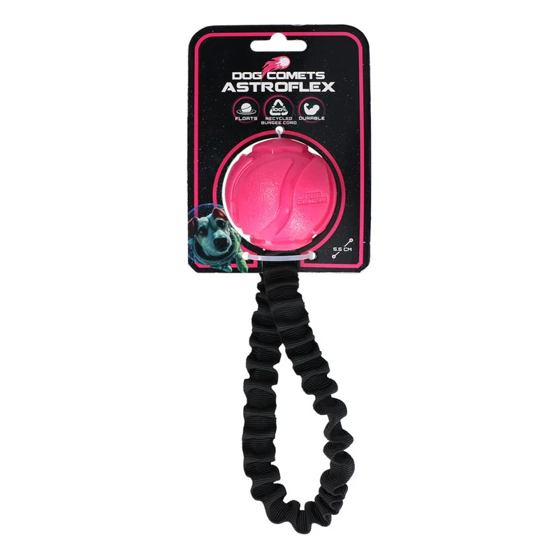 Dog Comets Astro Flex Hundespielzeug – Ball mit elastischem Wurfband | 3 Farben