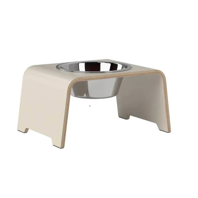 dogBar® Single Hundenapf | Cashmere Grey | Edelstahl | 3 Größen