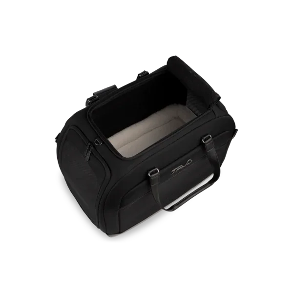 Isofix Autositz & Transporttasche Hendrick von Tavo für Hunde & Katzen bis 20.4 kg | GREENGUARD-Gold-Zertifizierung | Farbe: Onyx