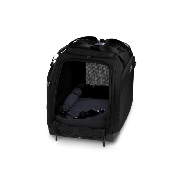 Isofix Autositz & Transporttasche Hendrick von Tavo für Hunde & Katzen bis 20.4 kg | GREENGUARD-Gold-Zertifizierung | Farbe: Onyx