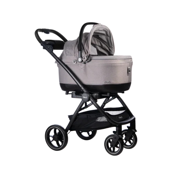 Isofix Autositz & Transportbox Maeve™ iso6x von Tavo für Hunde bis 18 kg | GREENGUARD-Gold-Zertifizierung | Farbe: Merle