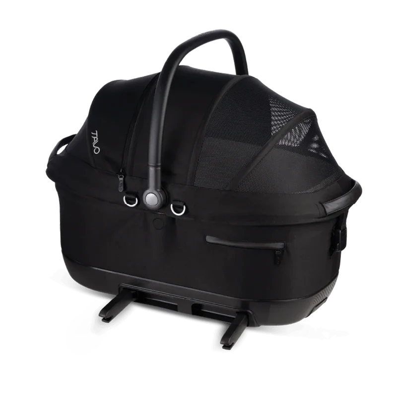 Isofix Autositz & Transportbox Maeve™ iso6x von Tavo für Hunde bis 18 kg | GREENGUARD-Gold-Zertifizierung | Farbe: Onyx