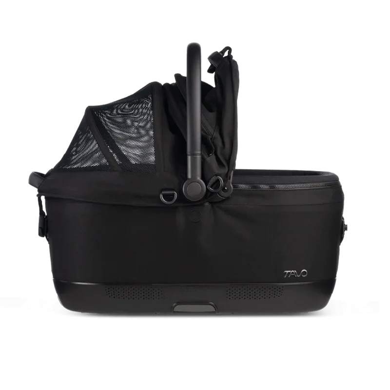 Isofix Autositz & Transportbox Maeve™ iso6x von Tavo für Hunde bis 18 kg | GREENGUARD-Gold-Zertifizierung | Farbe: Onyx