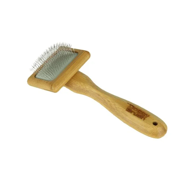 The DoggyBrush Slicker | Nachhaltige Hundebürste aus Bambus | Für Hunde mit Unterwolle | 3 Größen