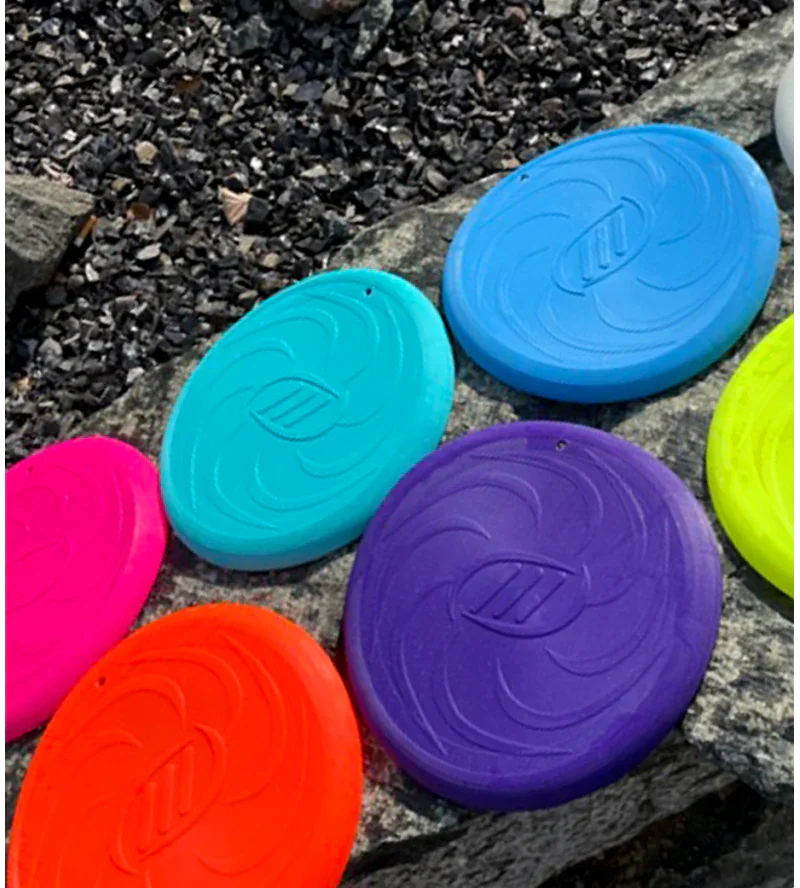Öko Soft Frisbee | 100 % recyclebar & made in germany | BPA- und PVC-frei | Lemon Sunshine