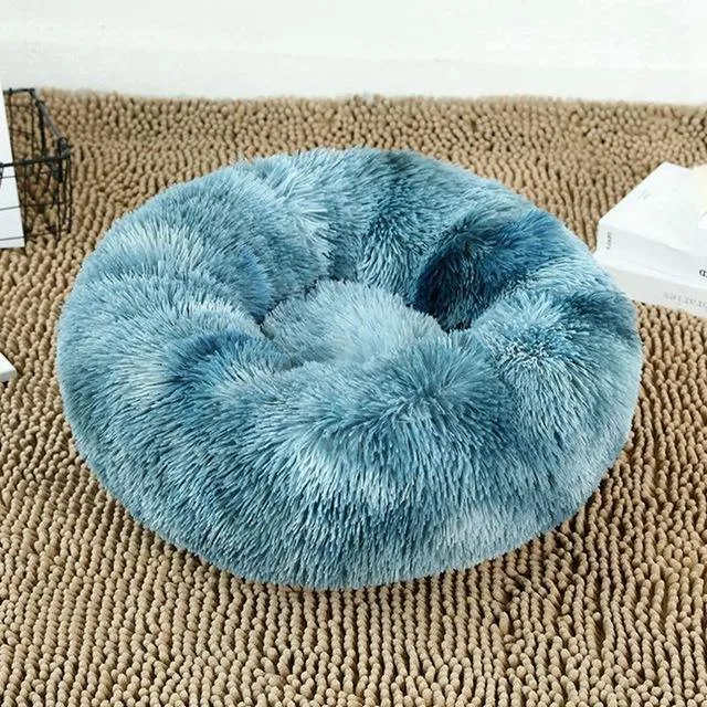 40-80cm Plush Cat Bed House