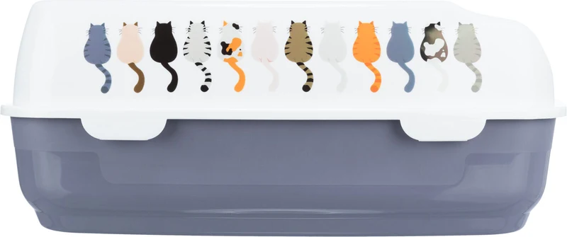 Katzentoilette Delio, mit Rand