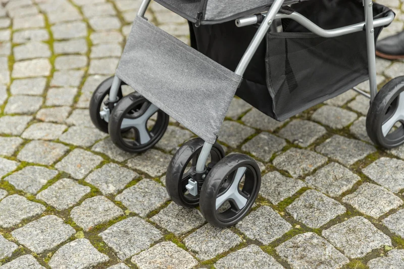 Buggy mit 4 Rädern für Hunde bis 15 kg