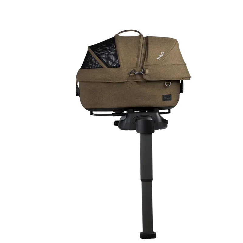 Isofix Autositz & Transportbox Maeve™ Small Flex von Tavo für Hunde bis 12 kg | GREENGUARD-Gold-Zertifizierung | Farbe: Brindle