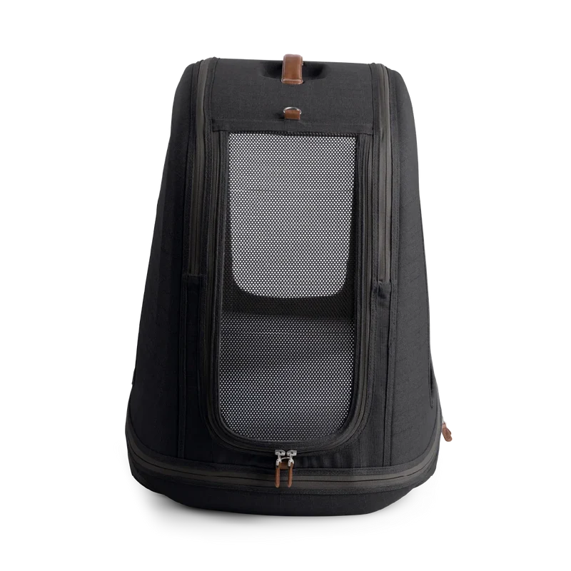 Crashgetestete Isofix Transportbox Auto Tavo Crispin für Hunde | 3 Größen bis 27.2 kg | Farbe: Onyx